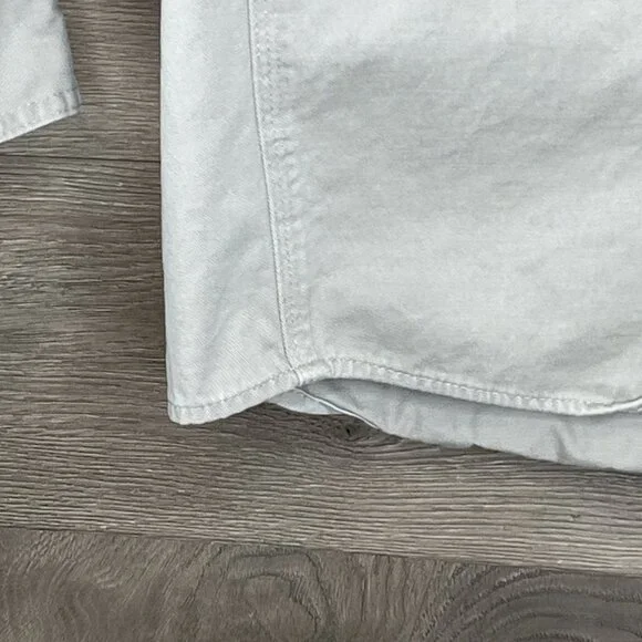 Wrangler Riggs Workwear Button Down Shirt Mens Large Button Up Pocket Tan Sand - Picture 4 of 8